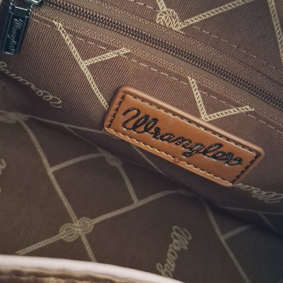 Wrangler Pink Paisley Satchel Handbag Crossbody Bag - Picture 16 of 16